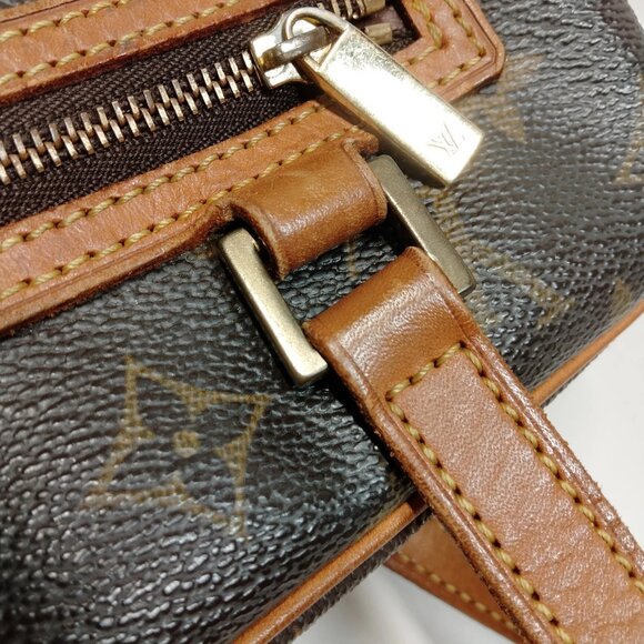 Authentic Louis Vuitton Cite MM Brown Monogram Shoulder Bag mn715-111825 - Picture 9 of 16